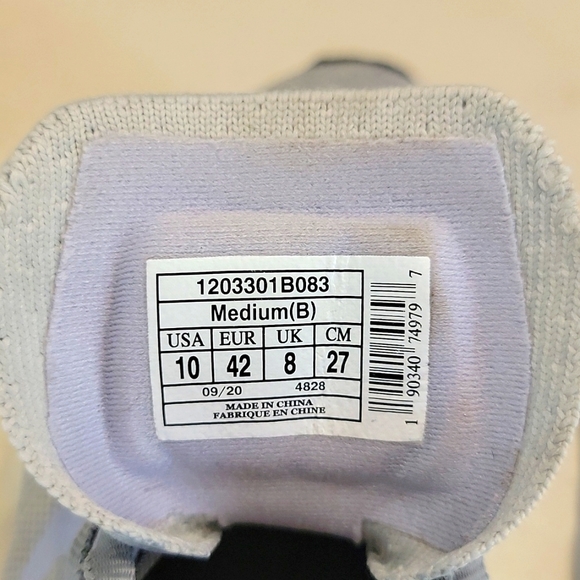 Brooks Bedlam 3 Women's Heather Gray and Purple Running Sneakers Shoes - Size 10 - Picture 7 of 16